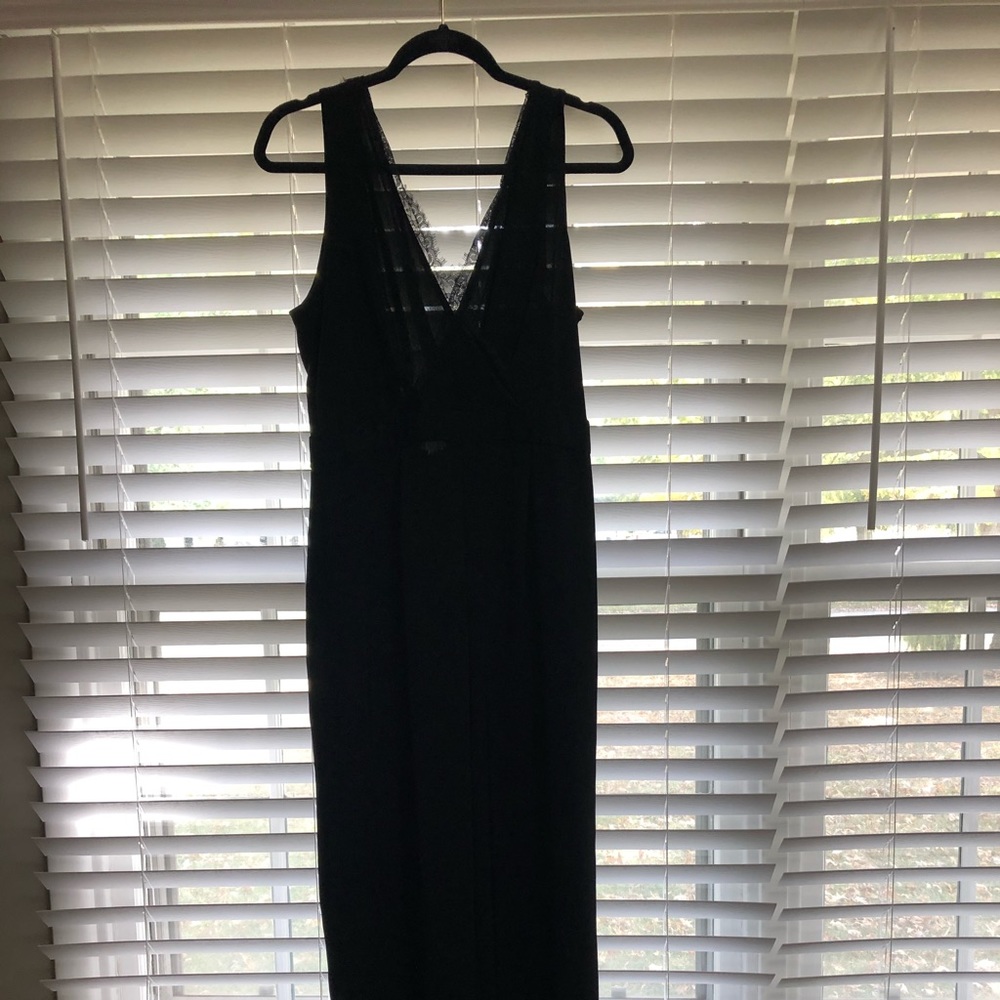 Black long romper